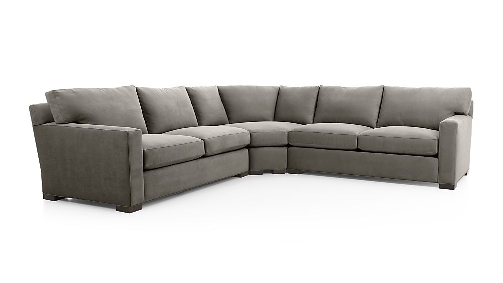 Axis II 3Piece Sectional Sofa Crate and Barrel
