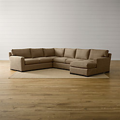 Axis Ii 4 Piece Large Sectional Sofa Reviews Crate And Barrel Axis Ii 4 Piece Sectional Sofa