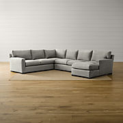 L Shaped Sofas Crate And Barrel