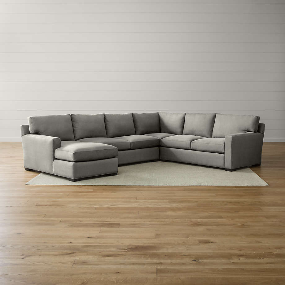 Axis II 4Piece Sectional Couch + Reviews Crate and Barrel