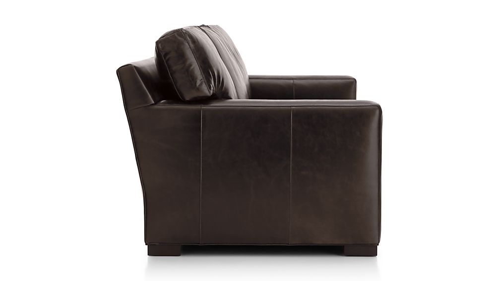 axis ii leather 3 seat sofa