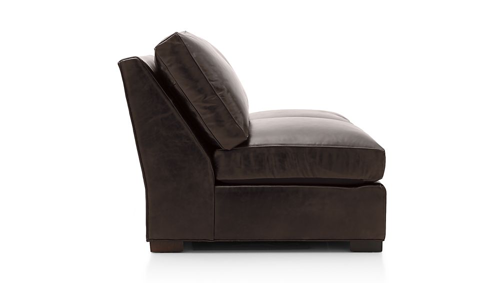 Axis II Leather Armless Full Sleeper Sofa with Air Mattress Libby