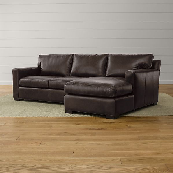 Axis Ii Leather 2 Piece Sectional Sofa