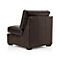 Axis II Leather Armless Chair Libby: Espresso | Crate and Barrel