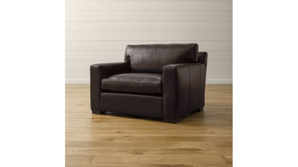 Axis II Leather Chair + Reviews | Crate and Barrel