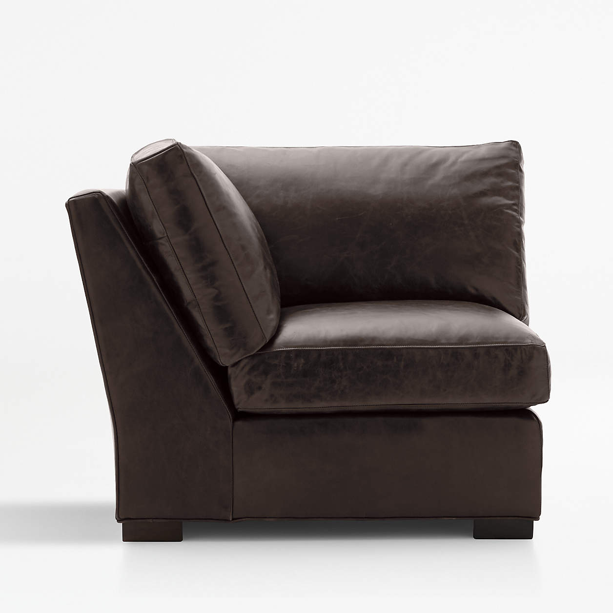 Axis II Leather Corner Chair + Reviews Crate and Barrel