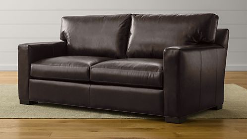 Axis II Leather Full Sleeper Sofa with Air Mattress