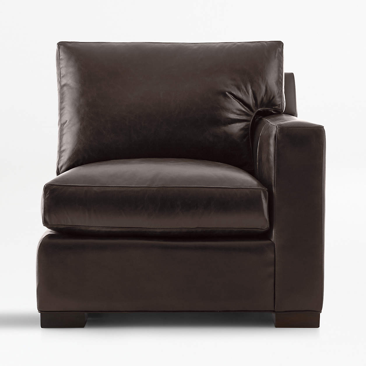 Axis II Leather Right Arm Sectional Chair Crate and Barrel Canada