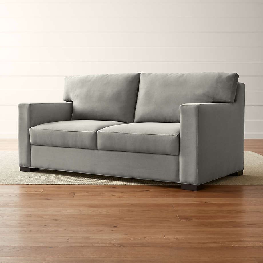 Axis II Queen Ultra Memory Foam Sleeper Sofa + Reviews | Crate and Barrel