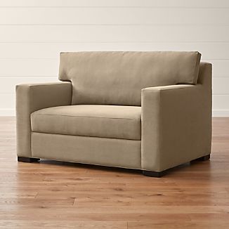 Twin Sleeper Sofas Crate And Barrel Axis Ii Twin Ultra Memory Foam Sleeper Sofa