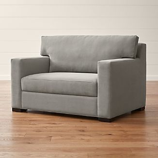 Twin Sleeper Sofas Crate And Barrel Axis Ii Twin Ultra Memory Foam Sleeper Sofa
