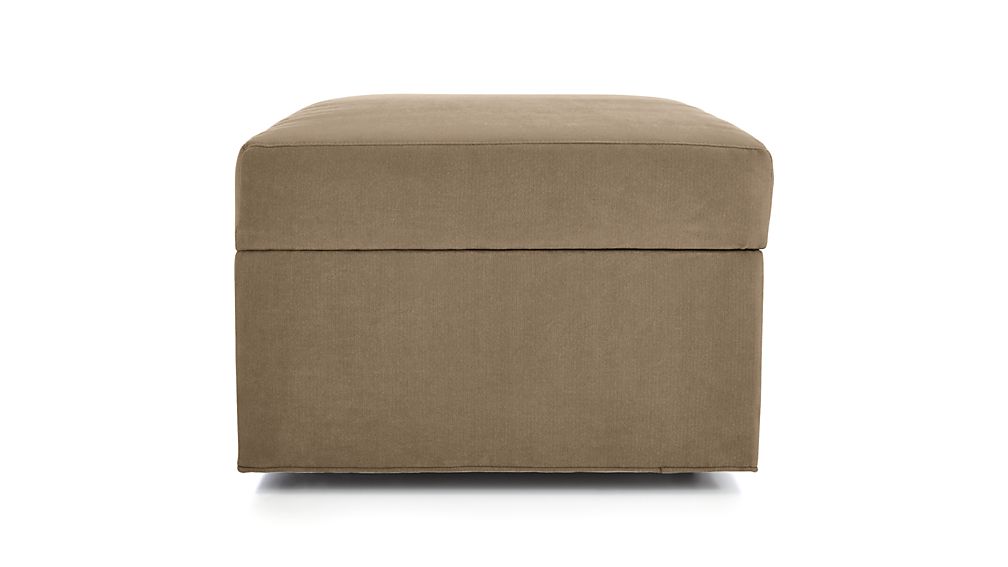 Axis II Storage Ottoman with Tray and Casters Douglas Coffee Crate