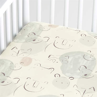 bear crib sheets