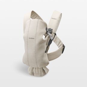 Image of BABYBJÖRN ™ Light Beige Mini 3D Jersey Baby Carrier