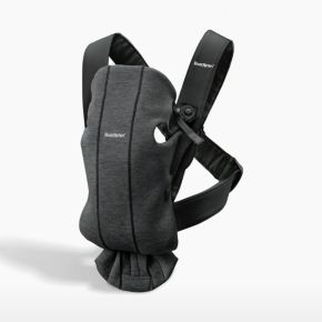 Image of BABYBJÖRN ™ Charcoal Grey Mini 3D Jersey Baby Carrier
