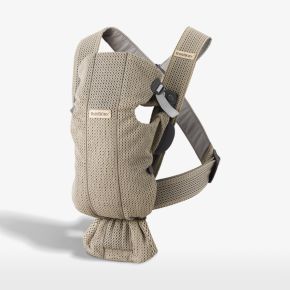 Image of BABYBJÖRN ™ Grey Beige Mini 3D Mesh Baby Carrier