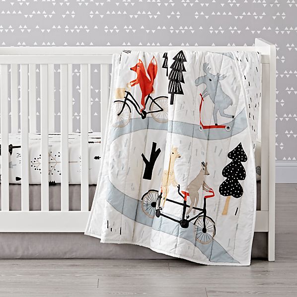 Forest Friends Baby Quilt Reviews Crate And Barrel