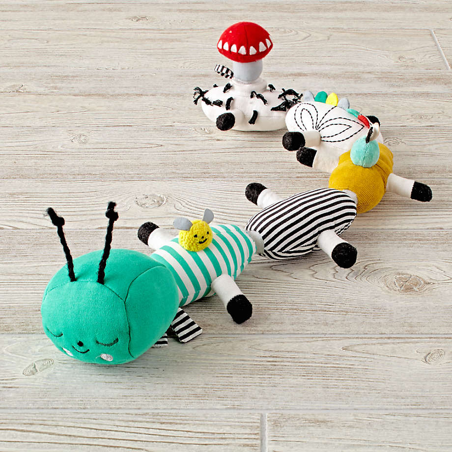 stuffed caterpillar dog toy