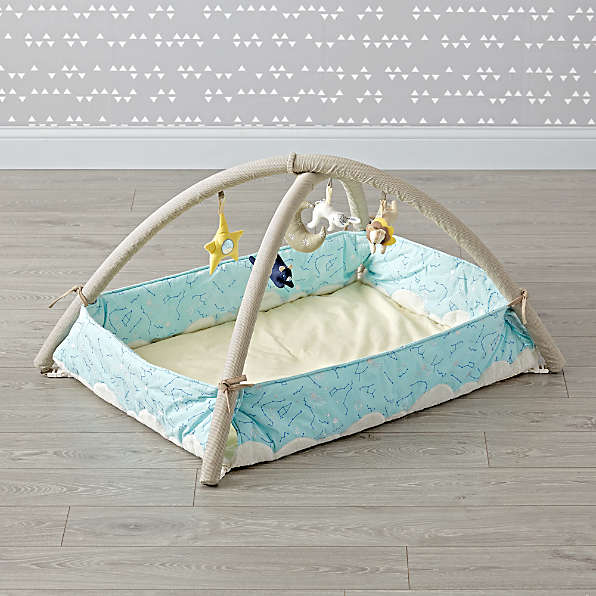 grey baby activity gym