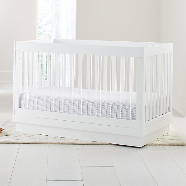 lucite baby crib
