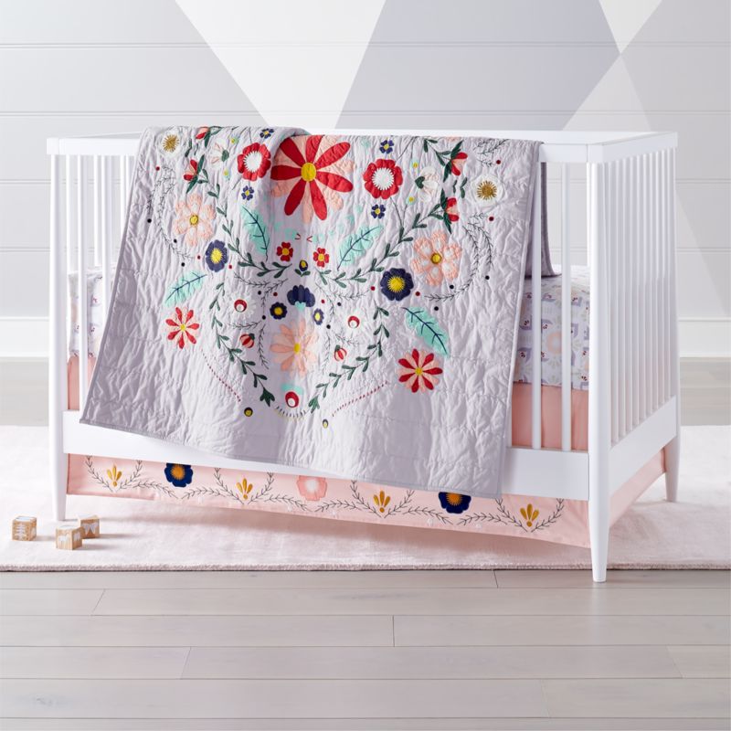 Baja Garden Crib Bedding Crate And Barrel