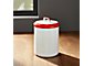 Baker Red and White Kitchen Canister Small