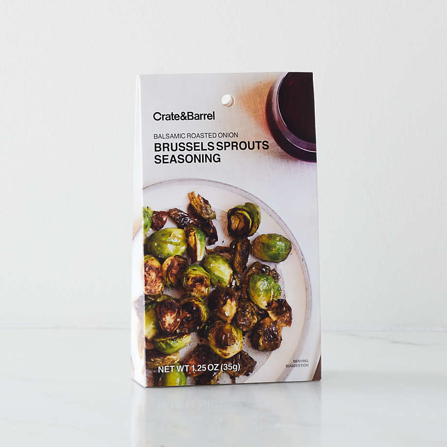 Balsamic and Roasted Onion Brussels Sprout Seasoning + Reviews Crate and Barrel