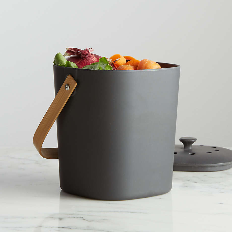 Bamboozle Graphite Composter + Reviews | Crate and Barrel