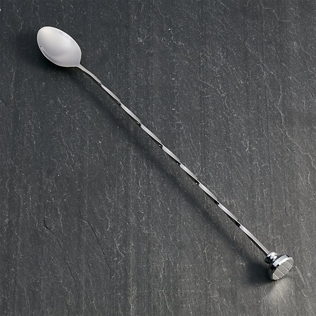 Bar Spoon with Muddler Crate and Barrel
