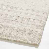 Barcelona Wool Handwoven White Beige Area Rug 8'x10' + Reviews | Crate ...