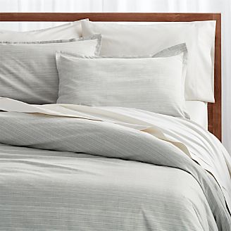 Barcelos Green Striped Duvet Covers and Pillow Shams
