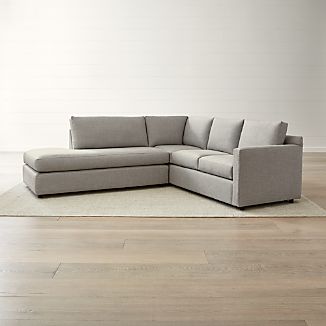 Corner Sofas Crate And Barrel Barrett 2 Piece Left Per Sectional
