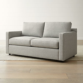 Apartment Sofas Crate And Barrel Barrett Track Arm Apartment Sofa