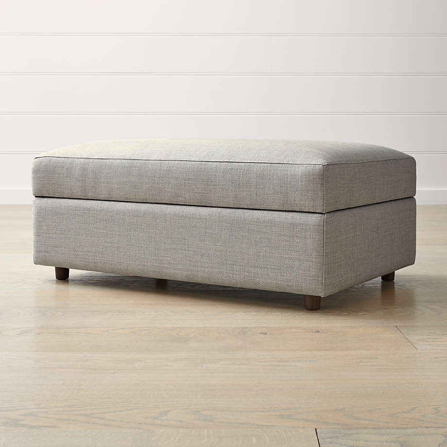 Barrett Ottoman and a Half + Reviews Crate and Barrel