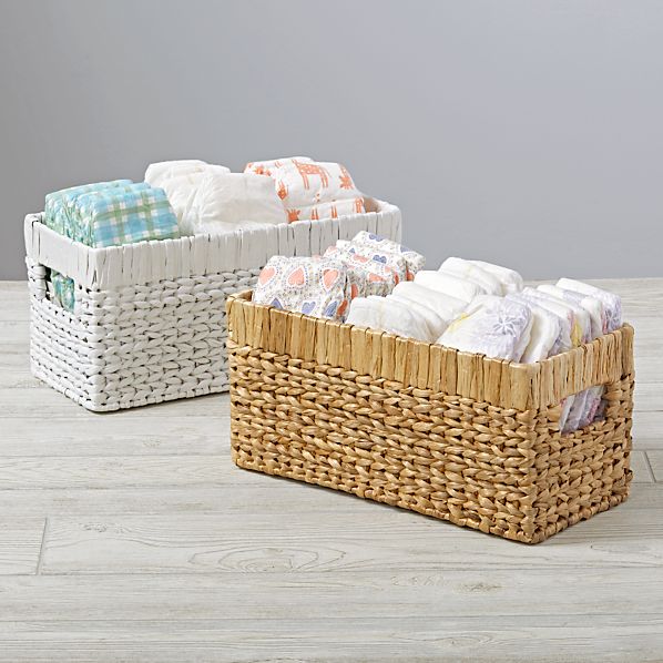 baby change table storage baskets