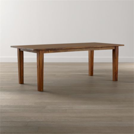 Crate And Barrel Wood Dining Room Table