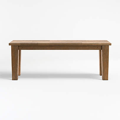 Basque Grey Wash 48 Bench Reviews Crate And Barrel