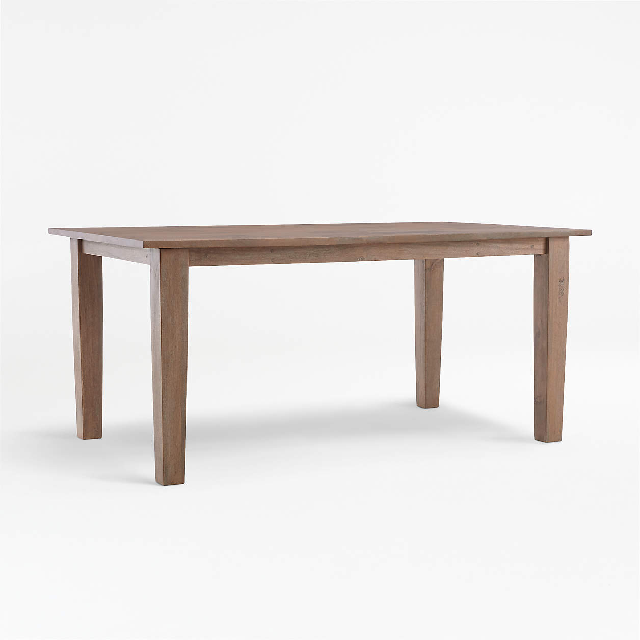 Basque Grey Wash 65" Dining Table + Reviews Crate and Barrel