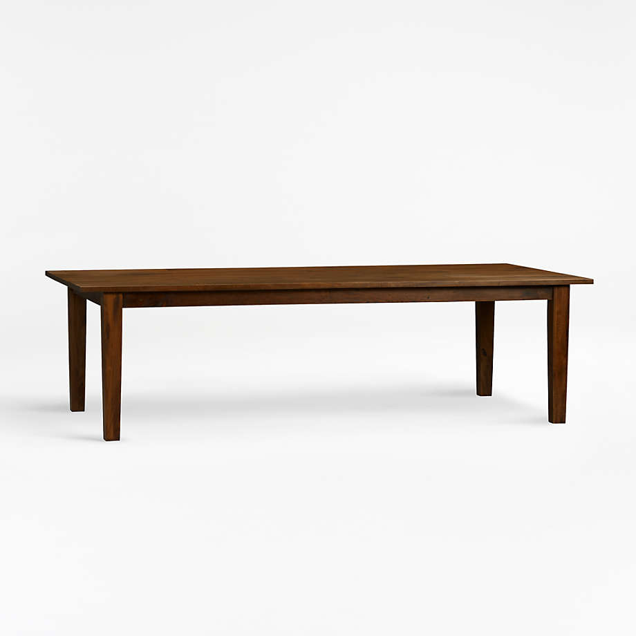 Dining tables Basque Honey 104" Dining Table + Reviews | Crate and Barrel