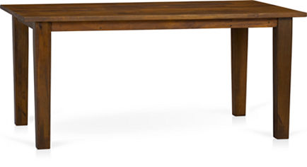 Basque Honey Rustic Dining Furniture Crate And Barrel Basque Honey 65 Dining Table