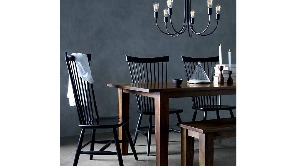 Marlow Ii Wood Dining Chair Crate And Barrel Marlow Ii Wood Dining Chair