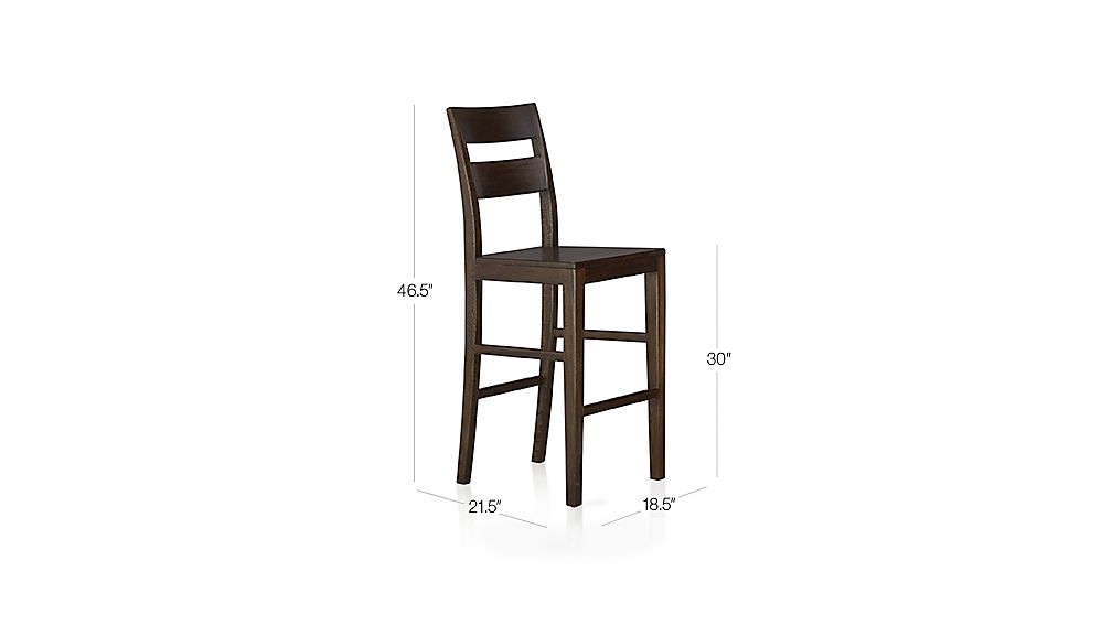 Basque Java Bar Stool Crate and Barrel