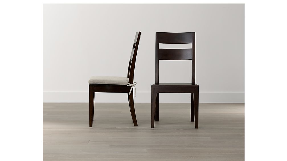 Basque Java Wood Dining Chair Reviews Crate And Barrel