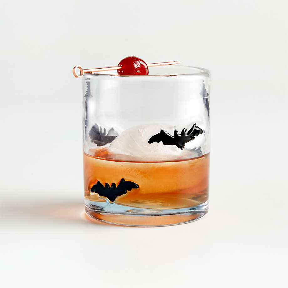 Bats 14Oz. Double OldFashioned Glass + Reviews Crate and Barrel