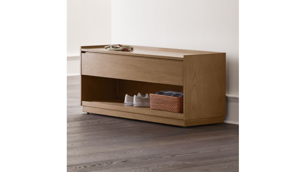 Batten Storage Bench Crate and Barrel