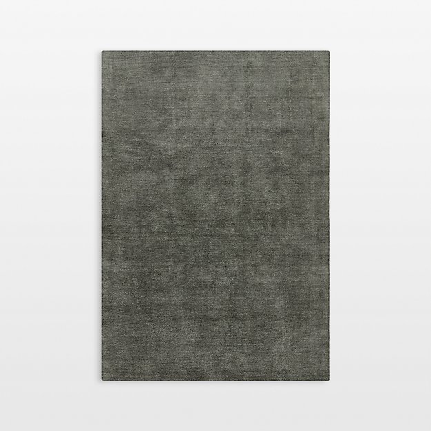 Shop Baxter Grey Wool Rug 8'x10' from Crate and Barrel on Openhaus