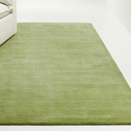 Baxter Green And Yellow Rug Crate And Barrel
