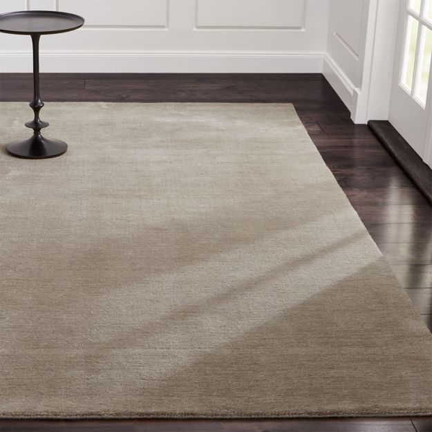 Baxter Putty Wool Rug 10'x14' Crate and Barrel