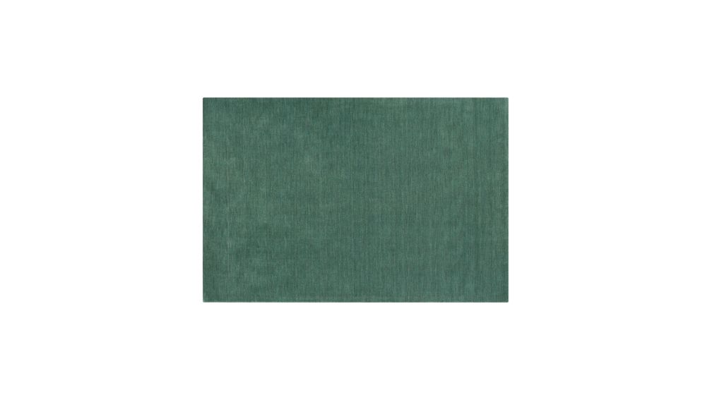 Baxter Jade Green Wool 8'x10' Rug Crate and Barrel