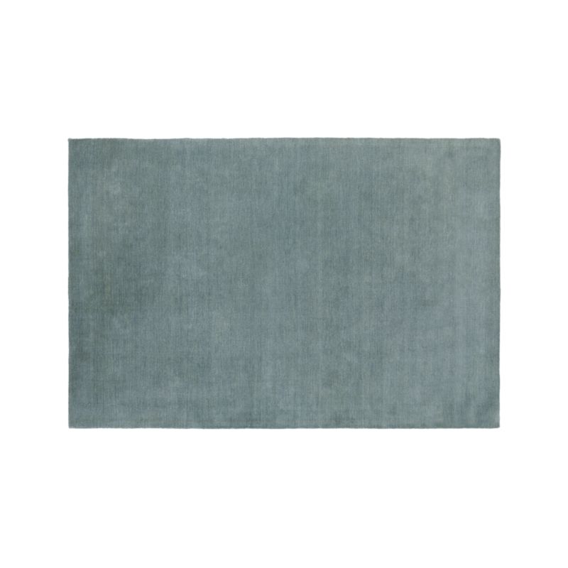 Baxter Seafoam Wool 9'x12' Rug Crate and Barrel